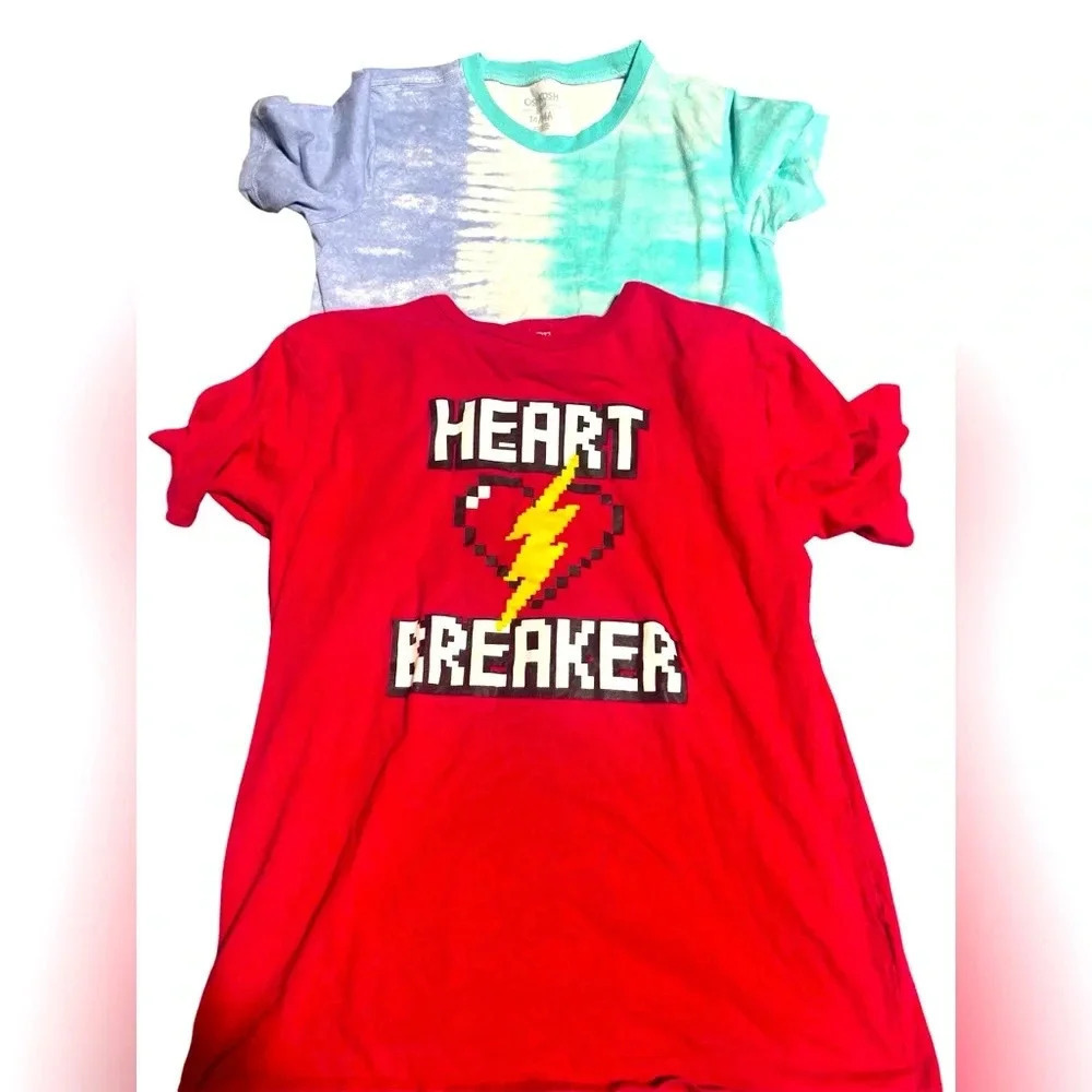 Osh Kosh B’Gosh & Children’s Place Boy’s Short Sleeve Shirts Size 14.